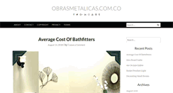 Desktop Screenshot of obrasmetalicas.com.co